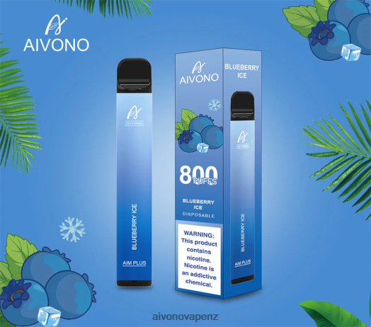 Blueberry Ice Aivono AIM PLUS 800 V2D4175 | Aivono NZ